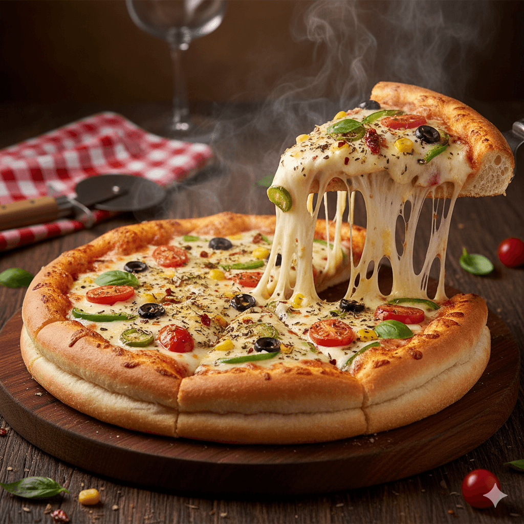 Double Decker Cheese Pizza